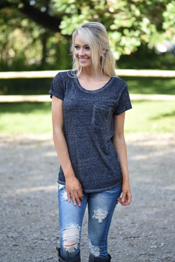 Casual Comfort - Black Tee