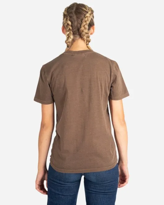 Casual Tee - Faded Brown