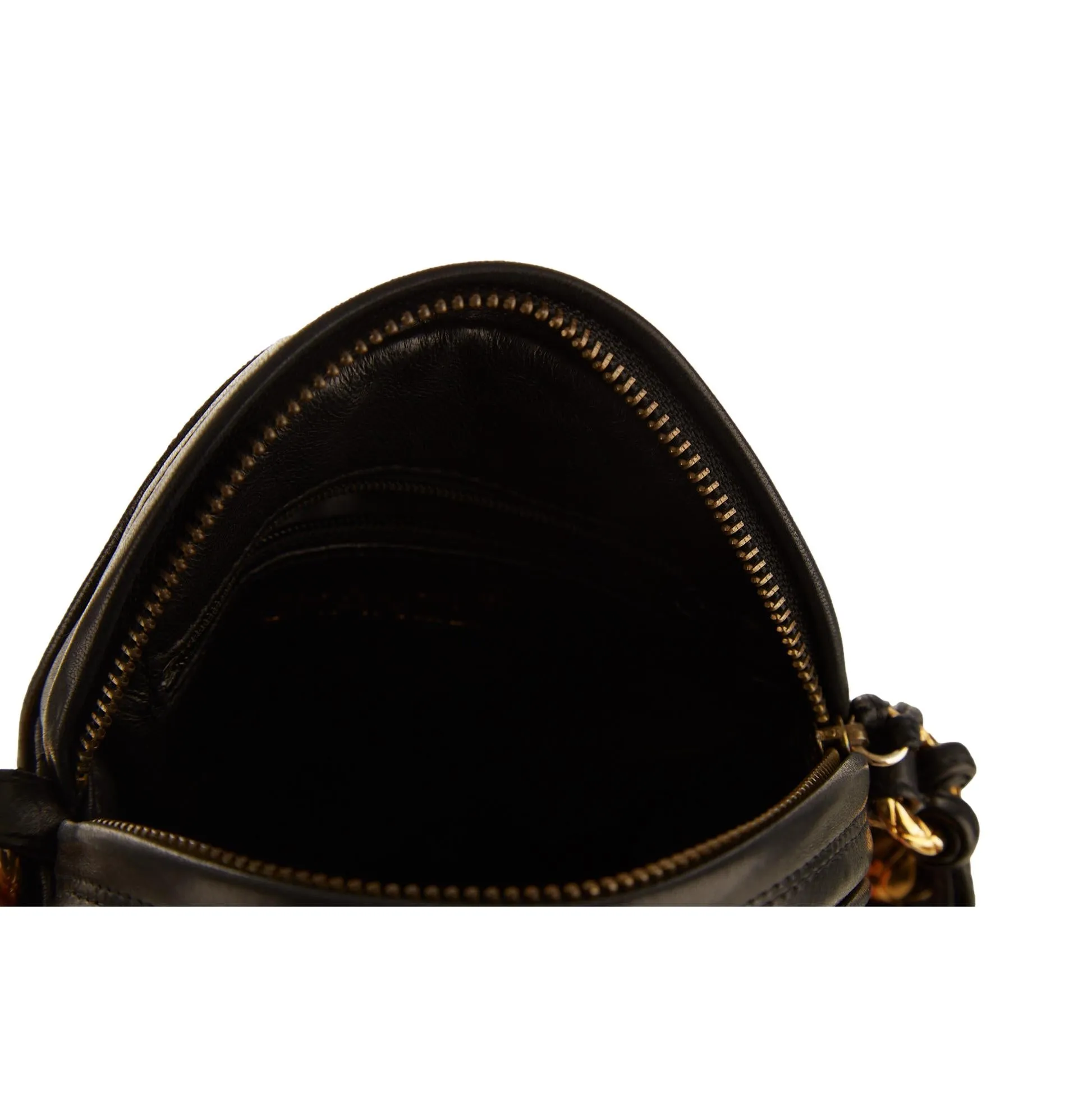 Chanel Black Mini Round Tassel Shoulder Bag
