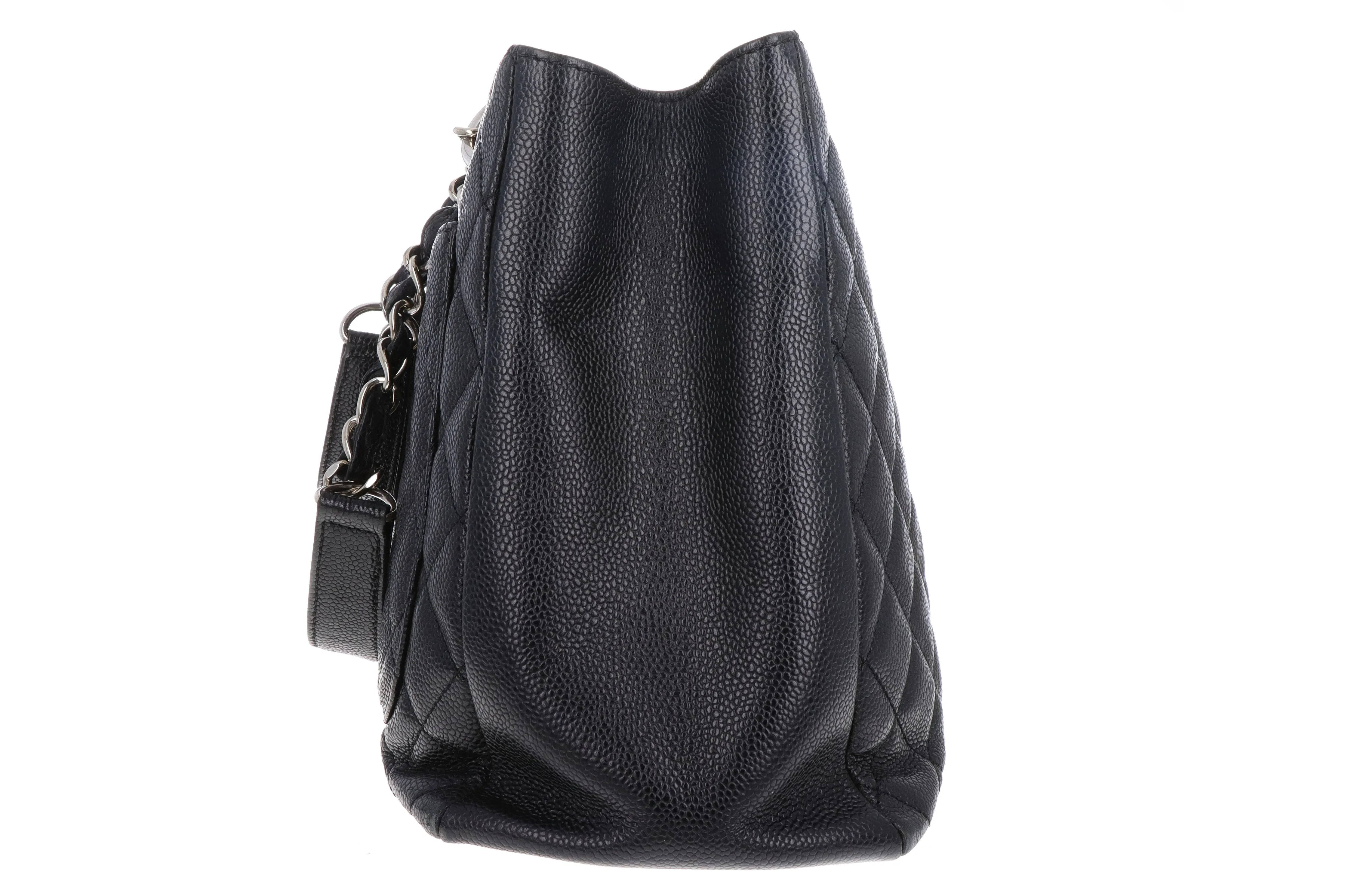 Chanel Caviar Grand Shopping Tote Black