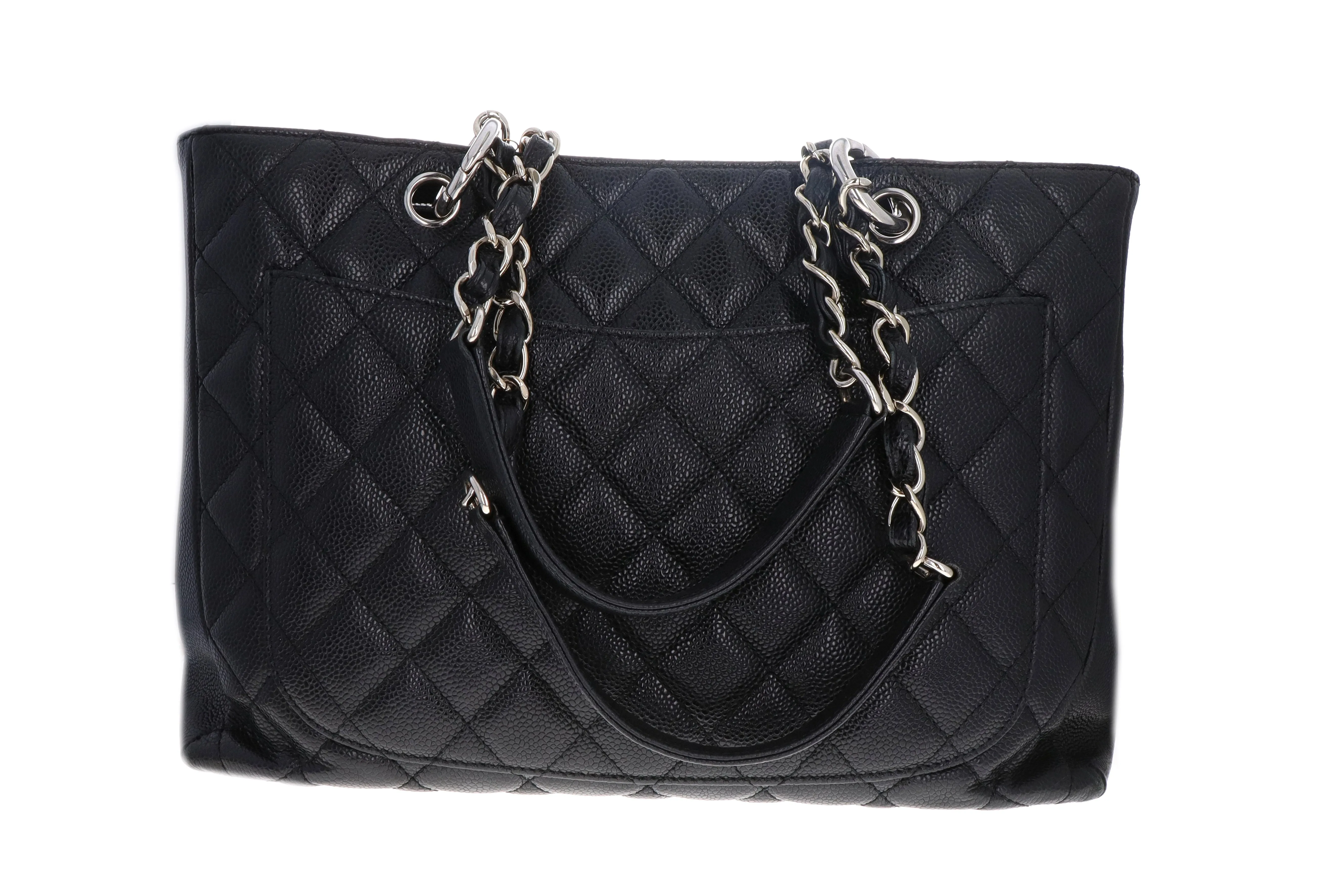 Chanel Caviar Grand Shopping Tote Black