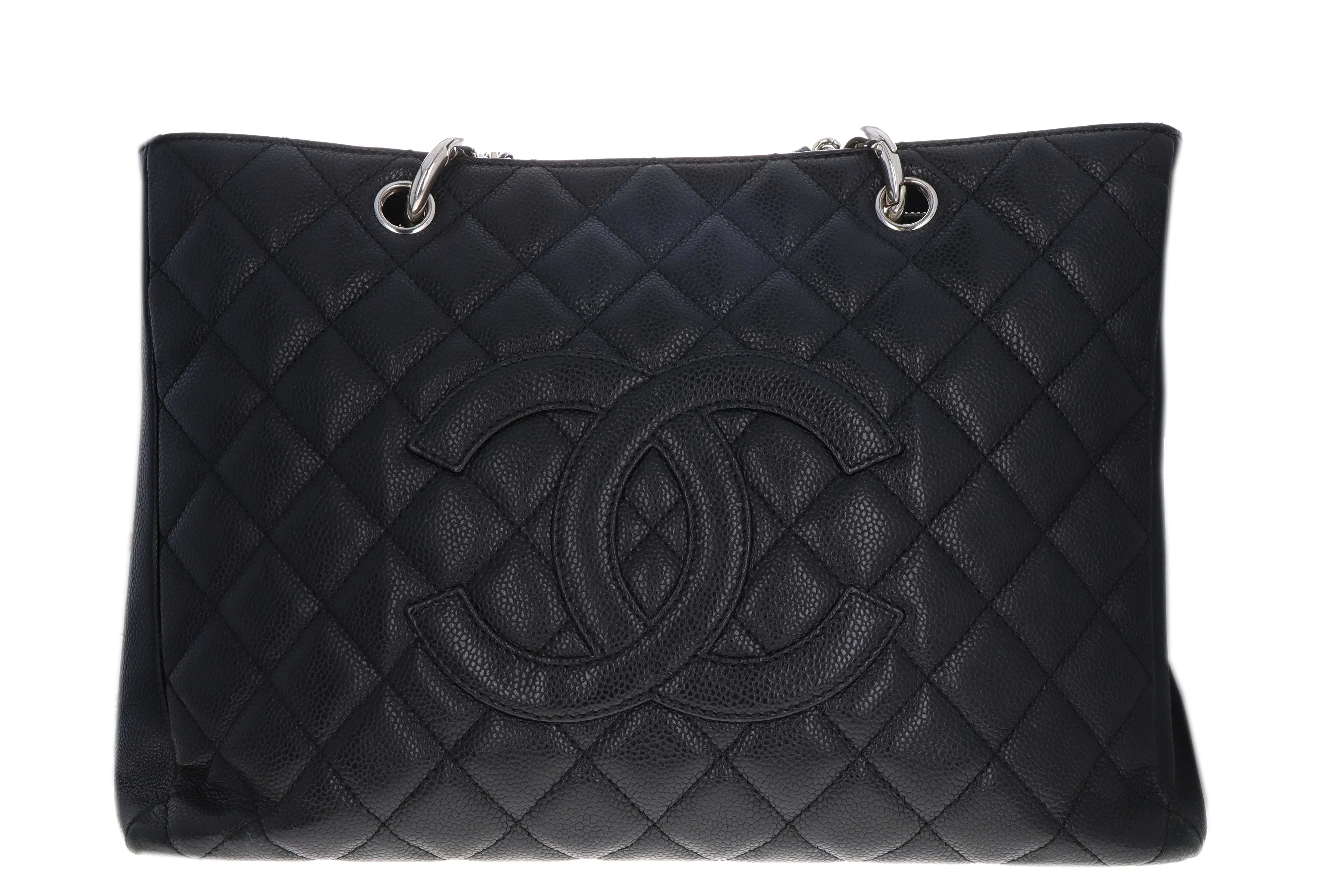 Chanel Caviar Grand Shopping Tote Black