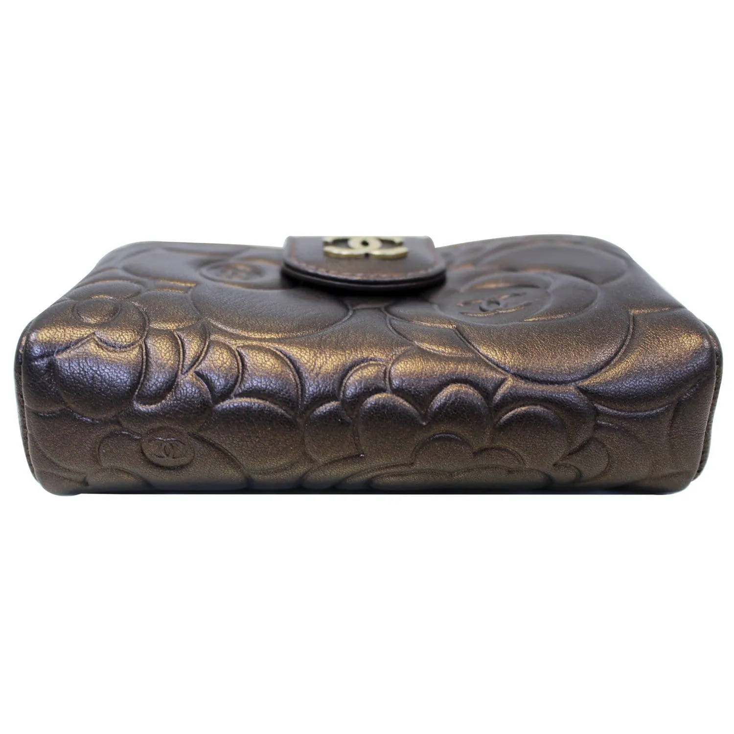 CHANEL Caviar Quilted O-Mini Phone Holder Clutch