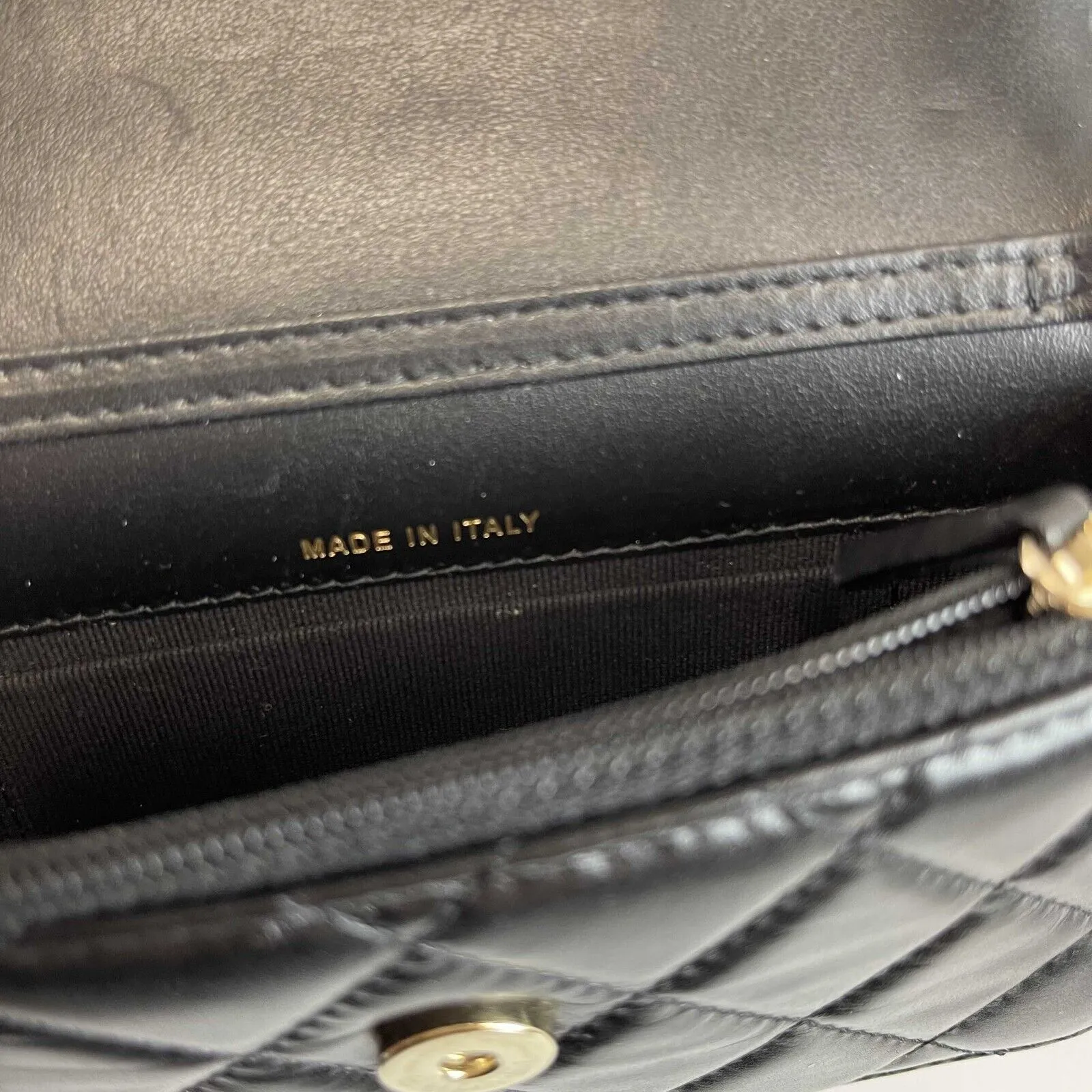Chanel NEW Wallet on Chain Mini Black Giant Pearls Clutch Black Crossbody