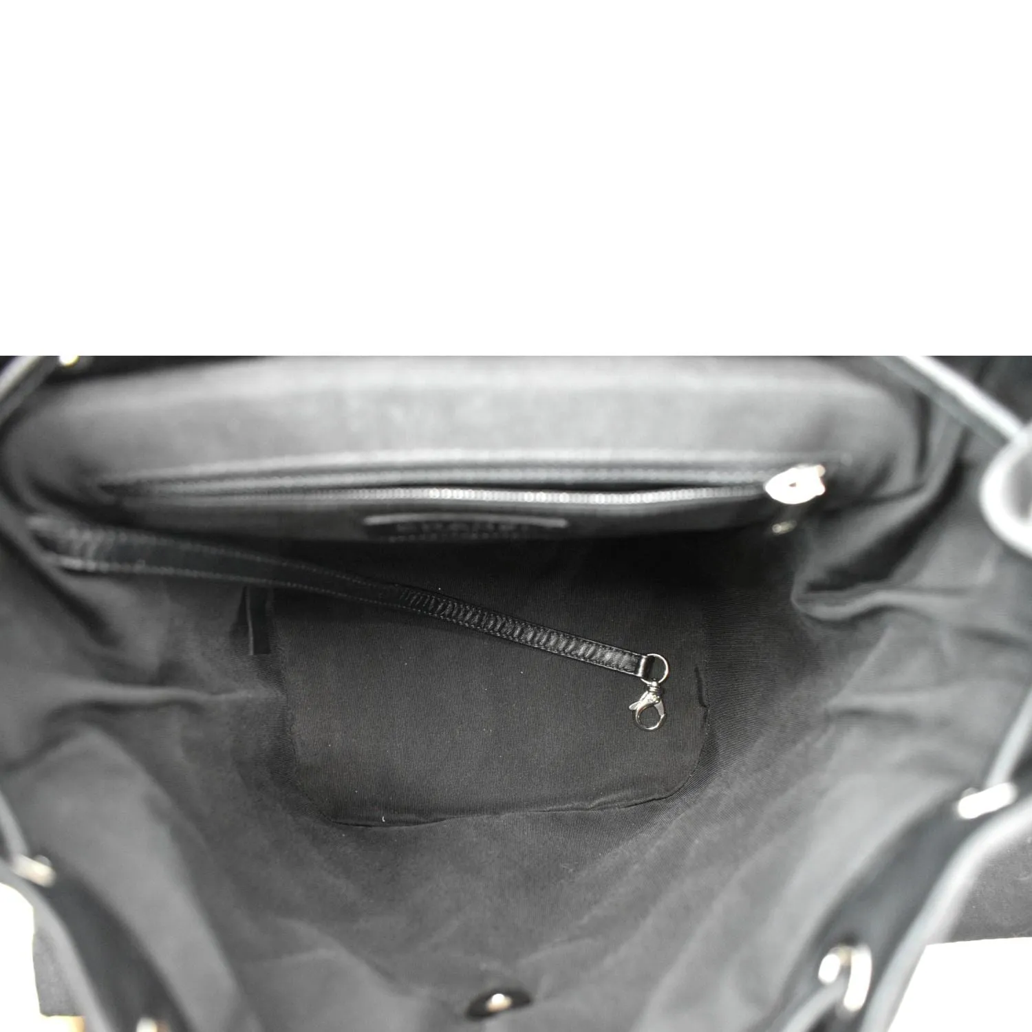 CHANEL Small Urban Spirit Quilted Lambskin Backpack Bag Black