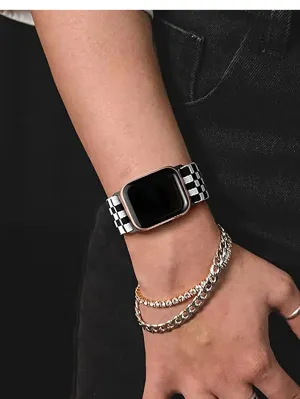 Checkered Elastic Watchband