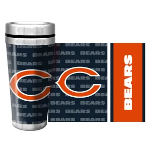 Chicago Bears Travel Mug | Wallpaper Full Wrap 16 oz.