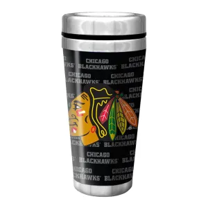 Chicago Blackhawks Travel Mug | Wallpaper Full Wrap 16 oz.