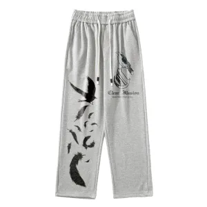 CI | Casual Swallow Print Sweatpants