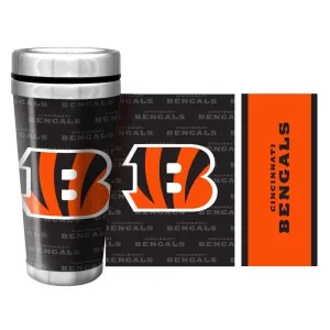Cincinnati Bengals Travel Mug | Wallpaper Full Wrap 16 oz.