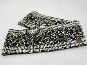 Coco Belle Black Beaded Elastic Belt