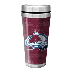 Colorado Avalanche Travel Mug | Wallpaper Full Wrap 16 oz.