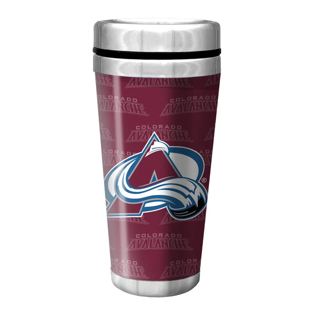 Colorado Avalanche Travel Mug | Wallpaper Full Wrap 16 oz.