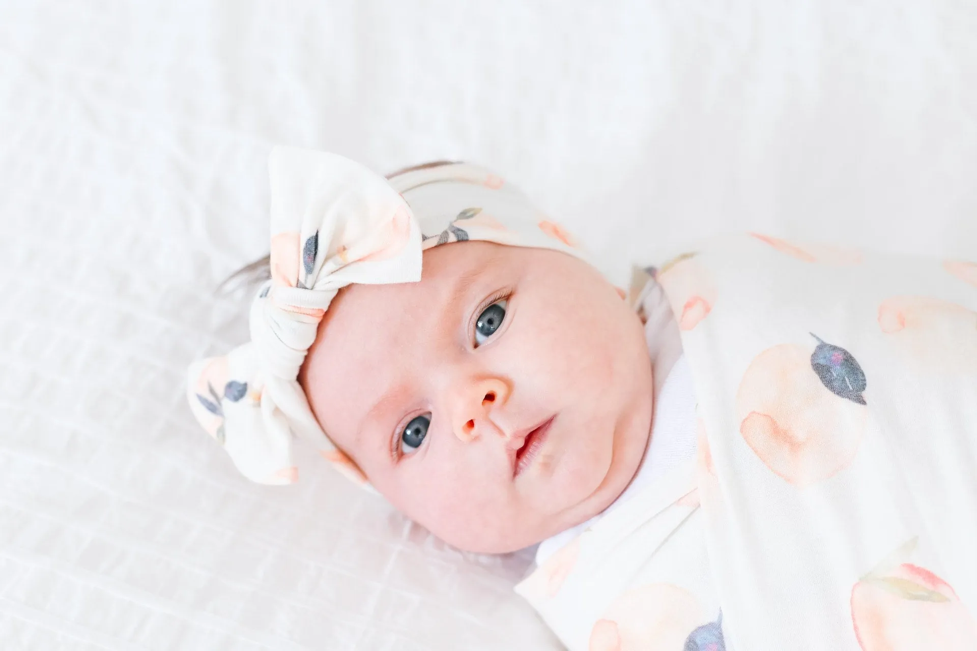Copper Pearl - Knit Headband Bow - Caroline