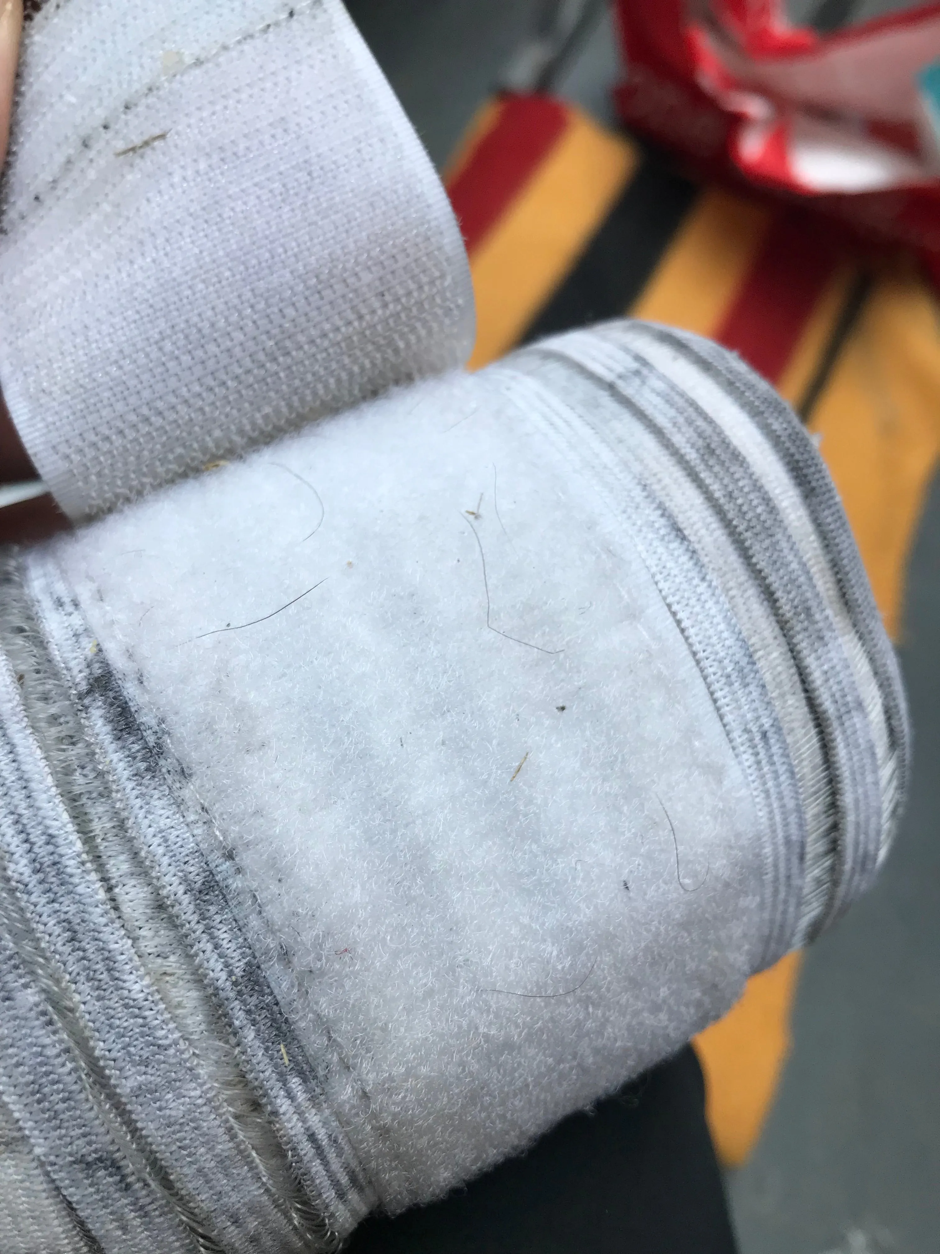 Cottage craft white bandages half elastic half fleece FREE POSTAGE🟢
