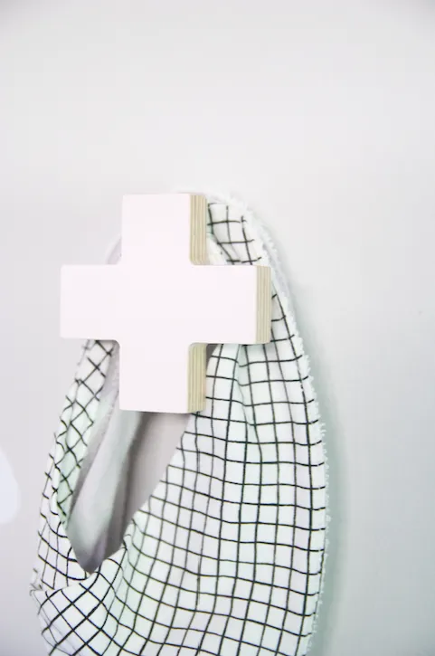 Cross Wall Hook - Soft Mint