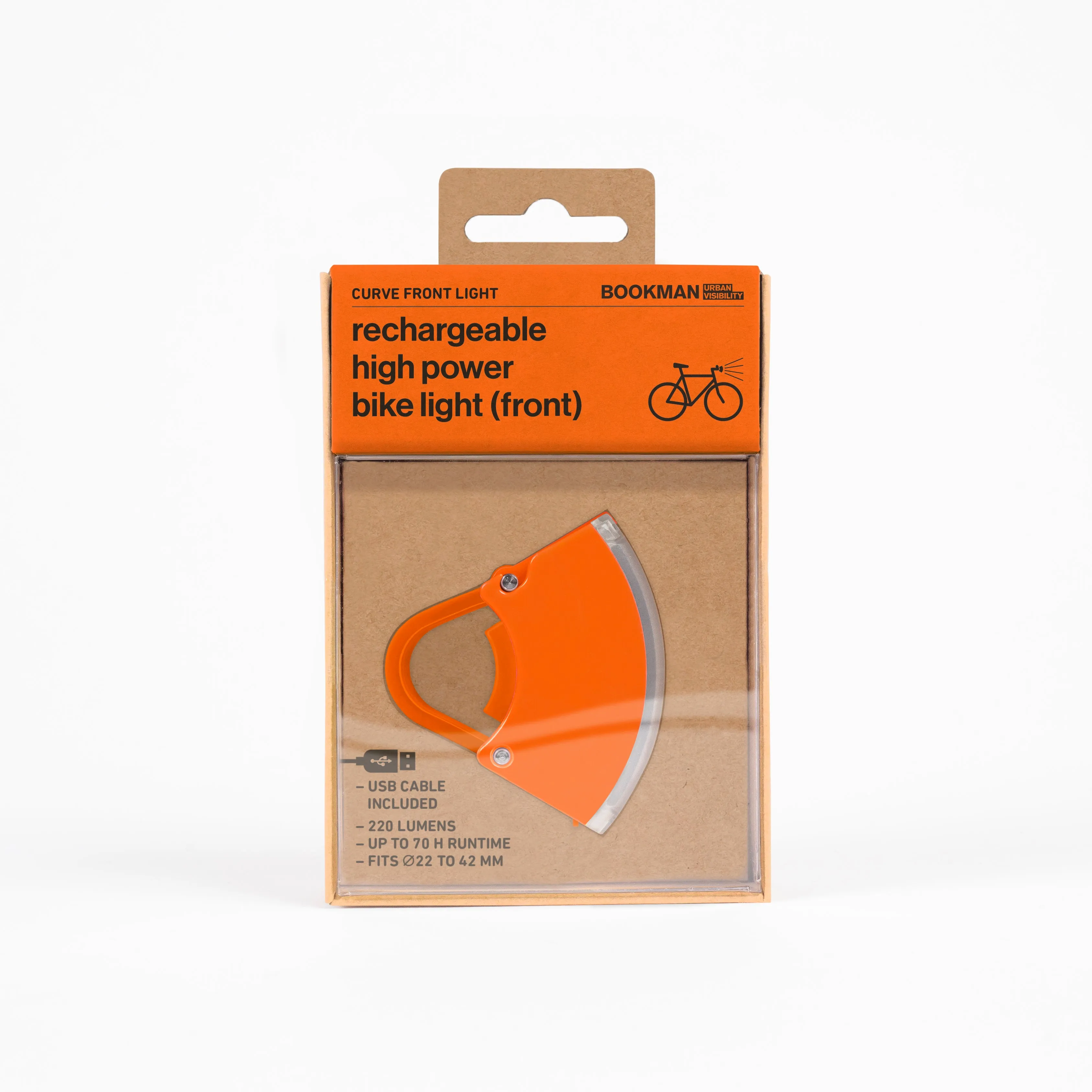 Curve Front Bike Light