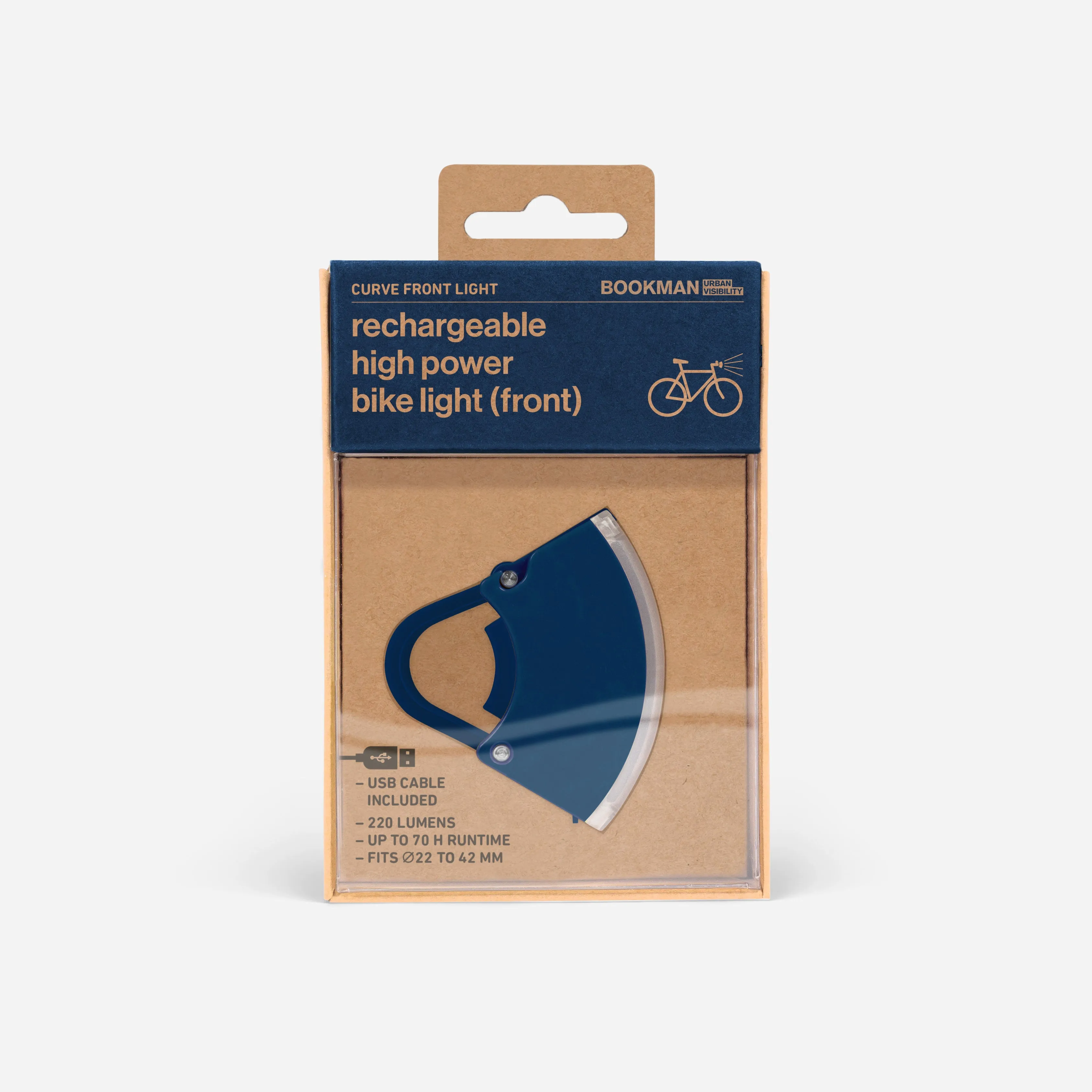 Curve Front Bike Light