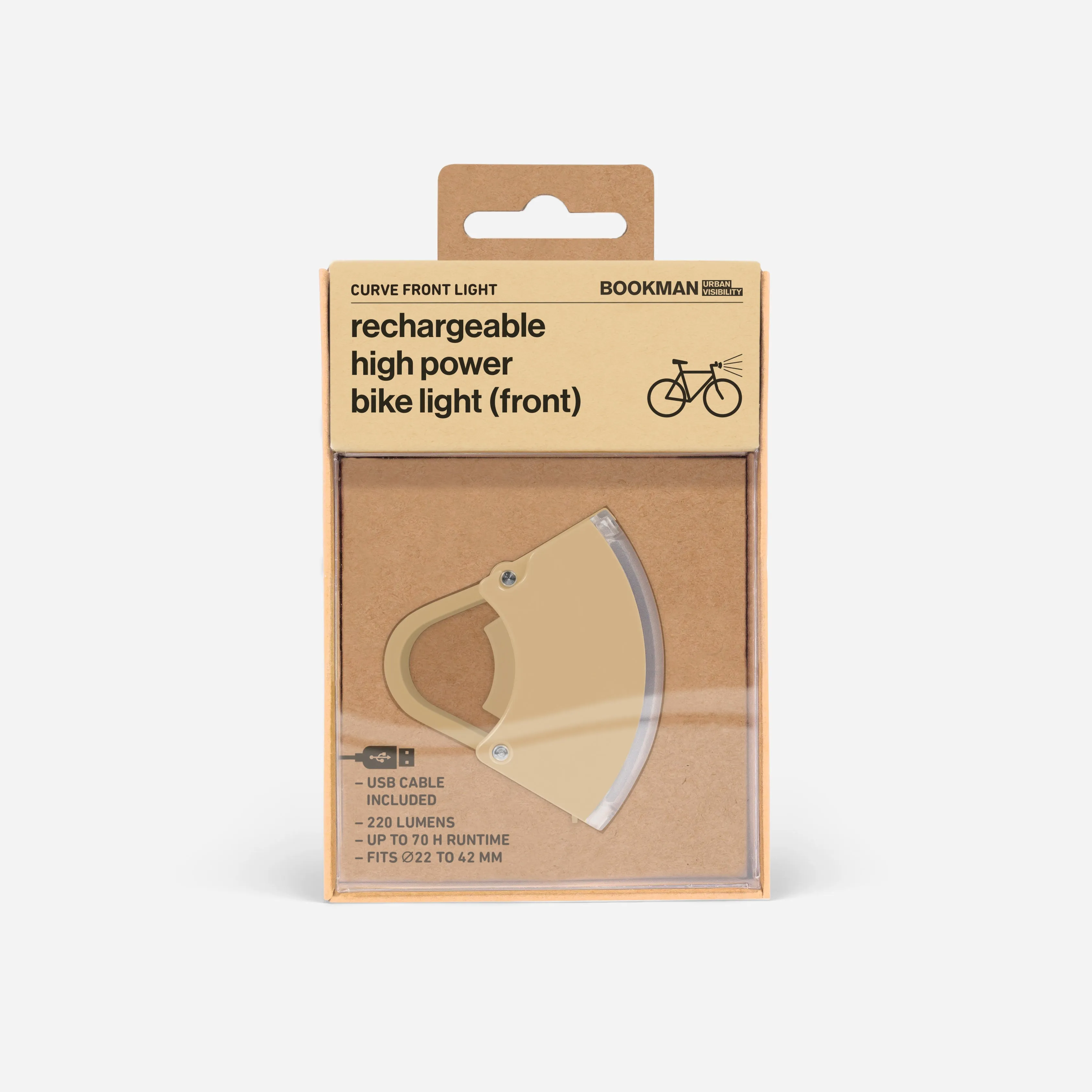 Curve Front Bike Light