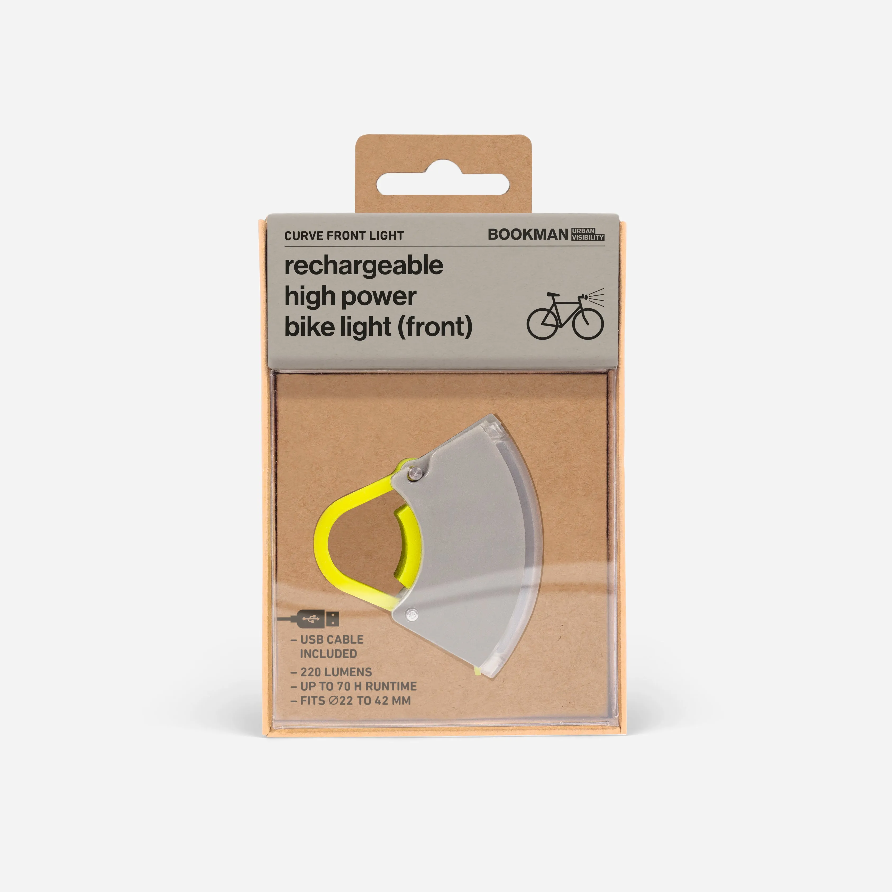 Curve Front Bike Light