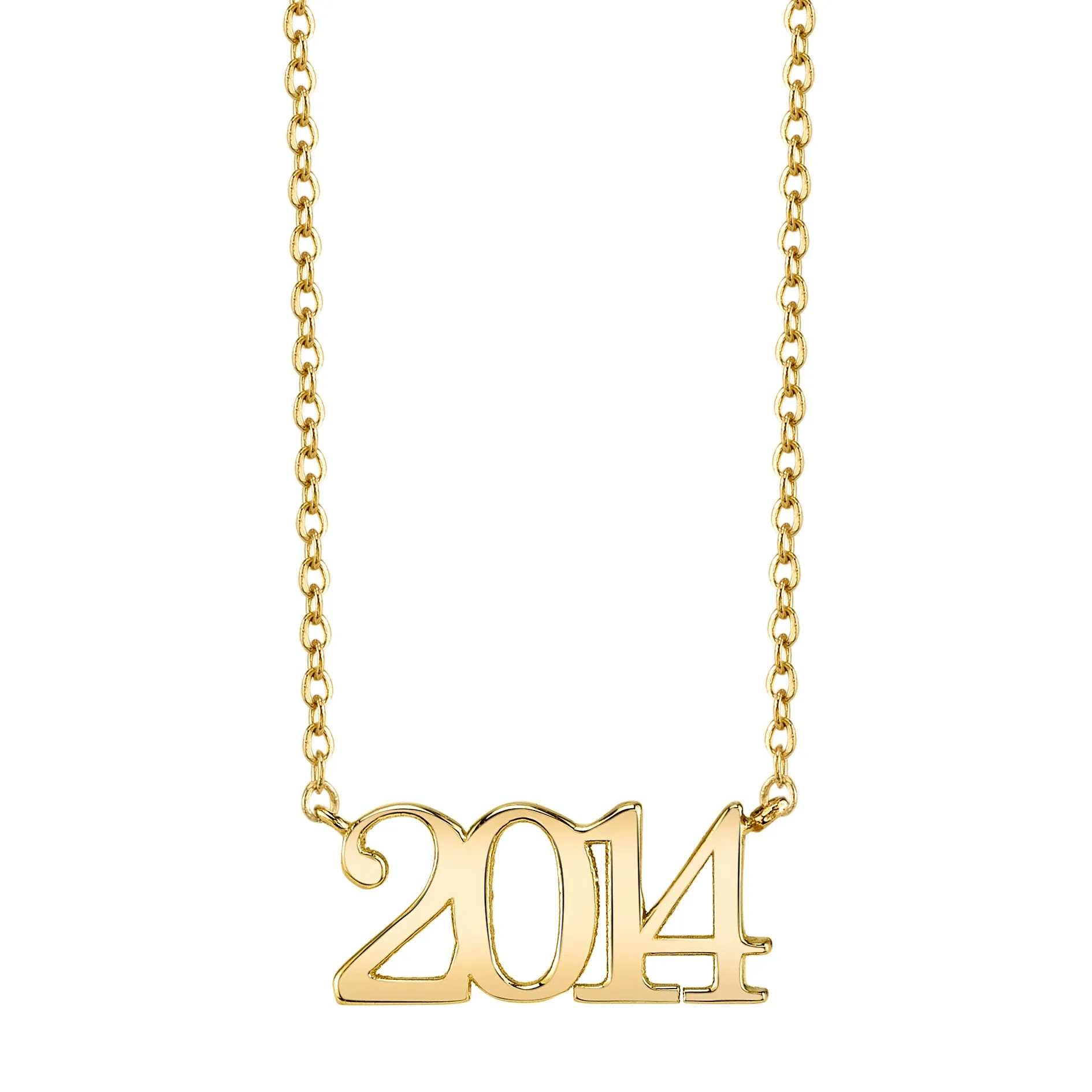 Custom Number Necklace