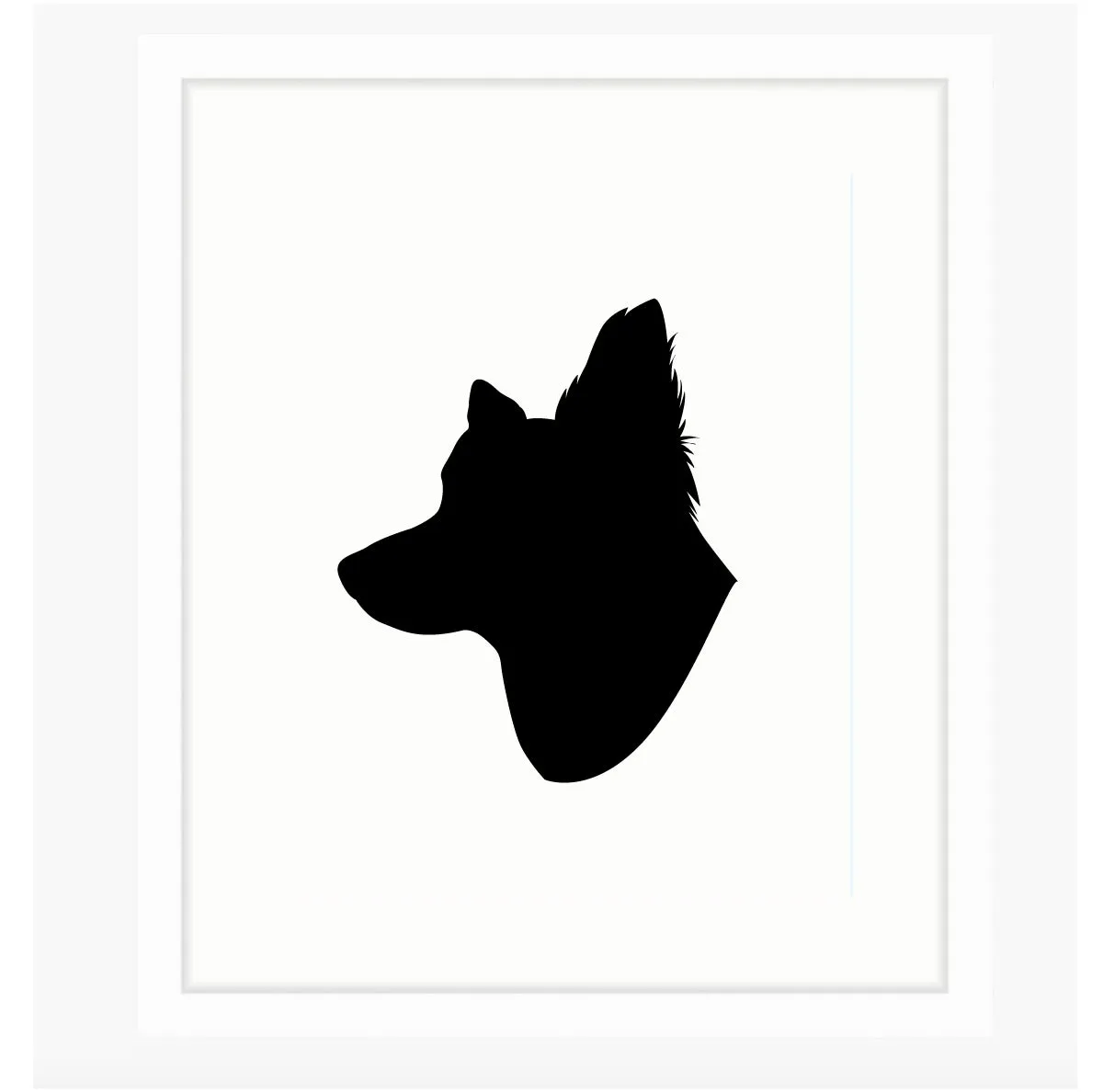 Custom Pet Silhouette - Head