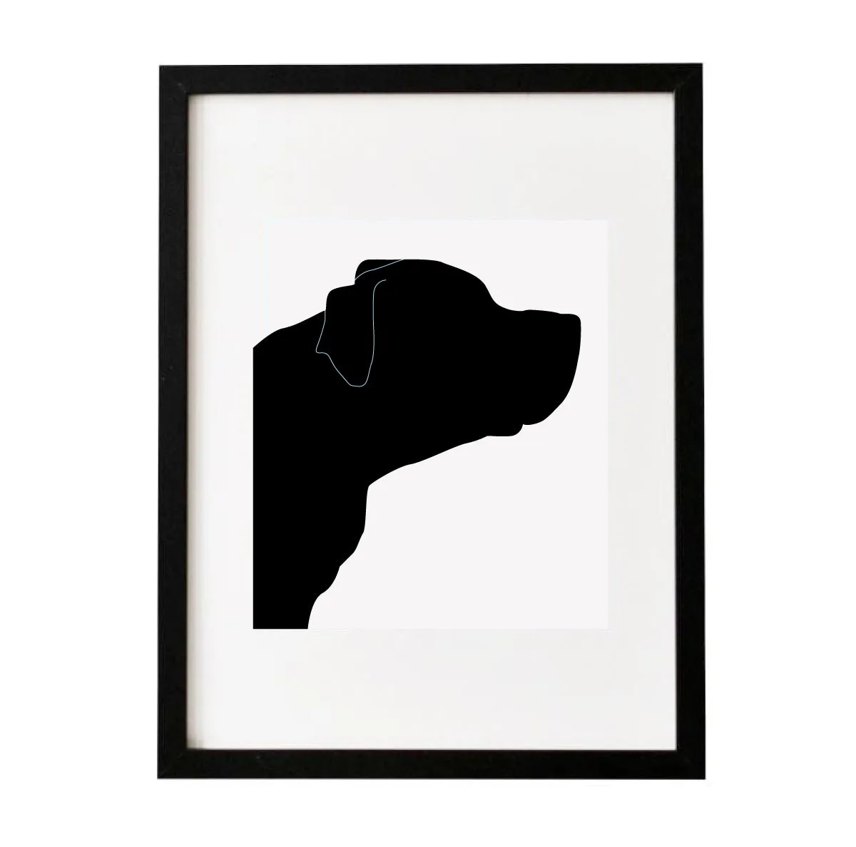 Custom Pet Silhouette - Head
