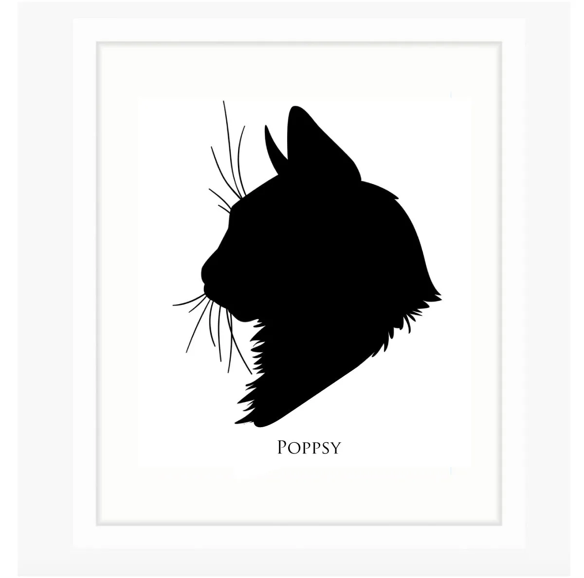Custom Pet Silhouette - Head