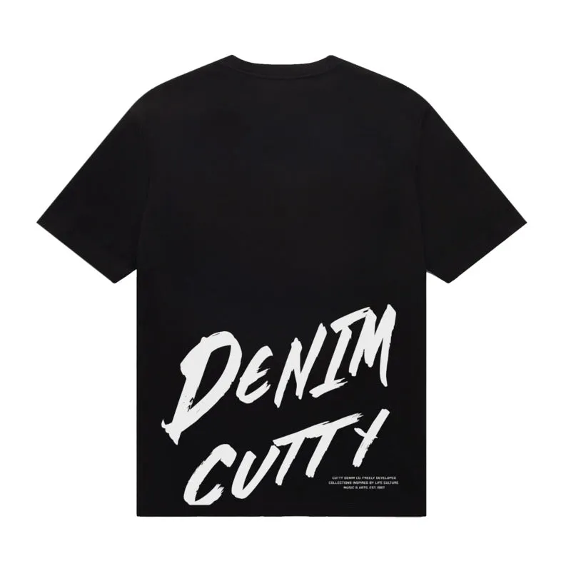 Cutty Men Caspian T Shirt - Black