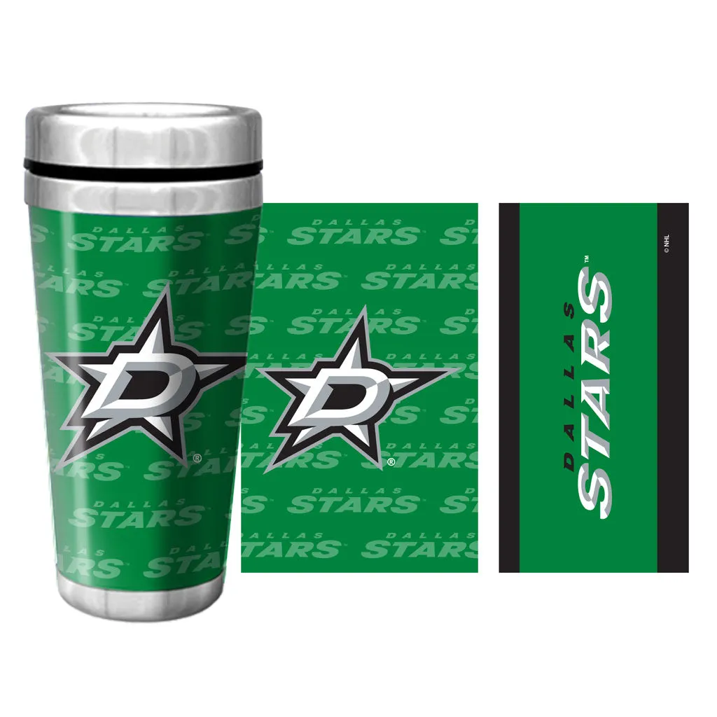 Dallas Stars Travel Mug | Wallpaper Full Wrap 16 oz.