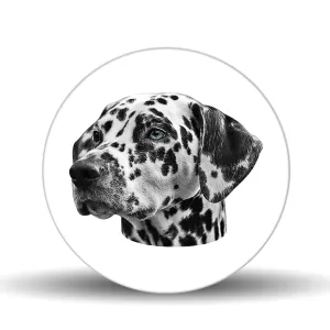 Dalmatian <br>Glass Table Spinner 17.75"