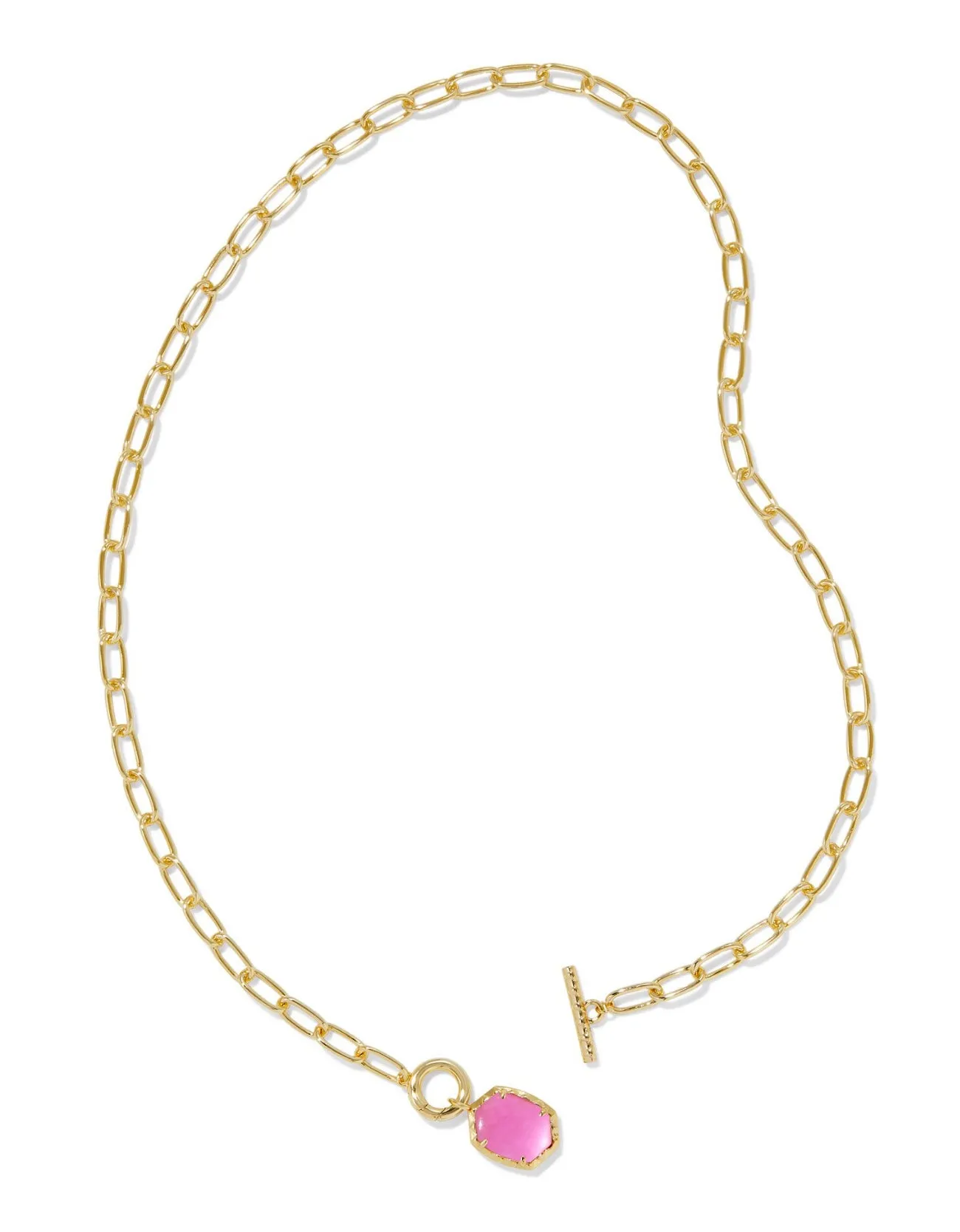 Daphne Link Chain - Gold Azalea Illusion