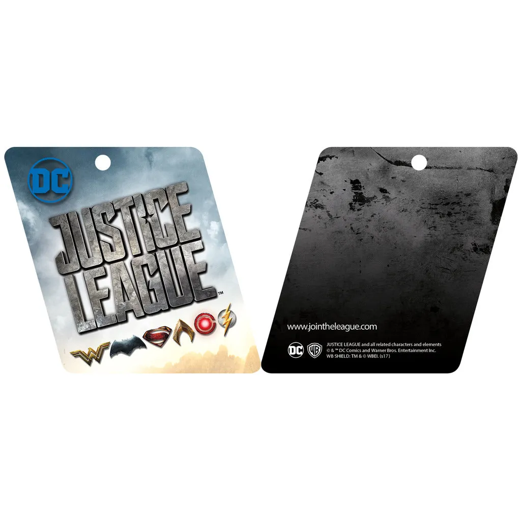 DC Justice League Logo Aquaman Official Men's T-shirt (Black)