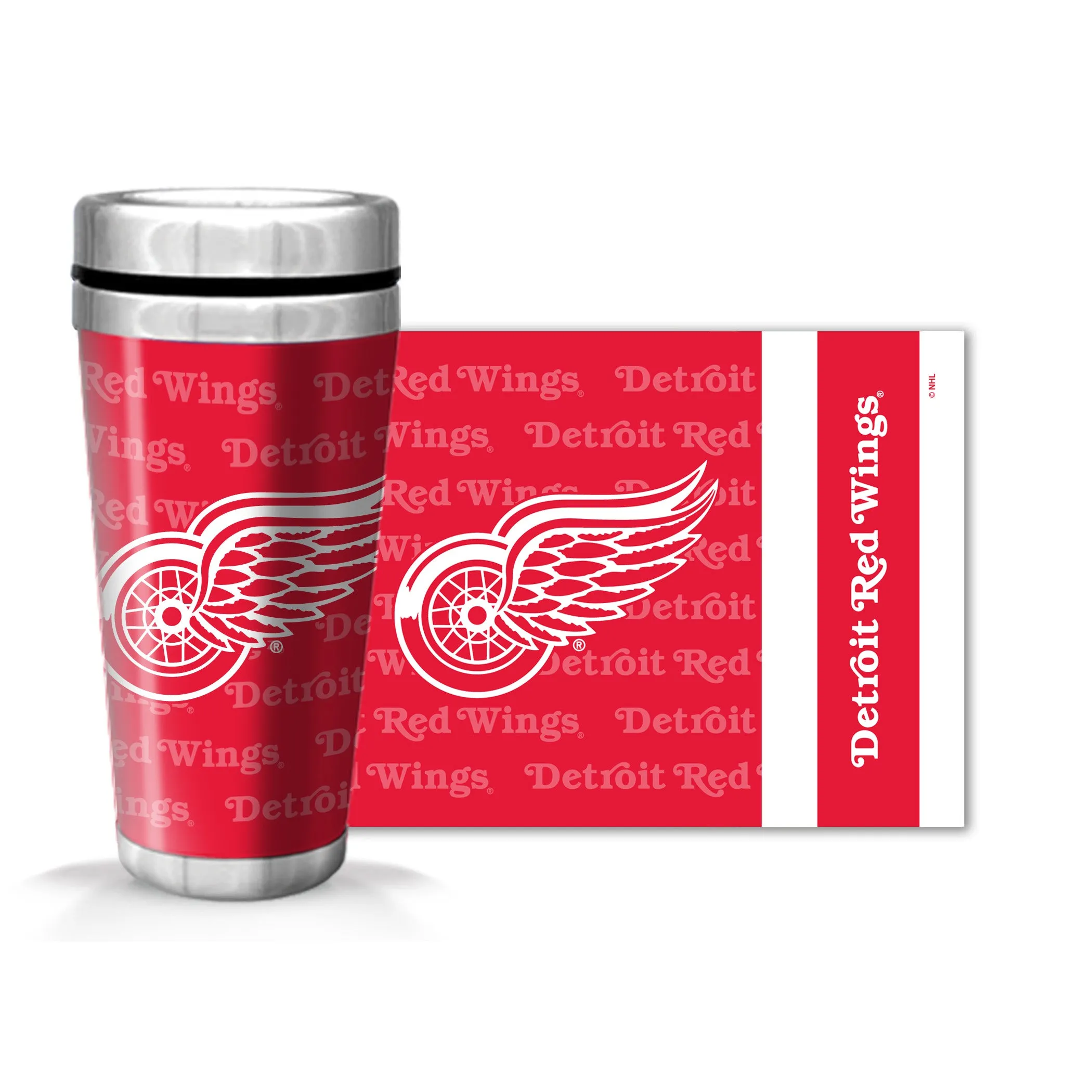 Detroit Red Wings Travel Mug | Wallpaper Full Wrap 16 oz.