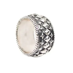 Diamond Energy Silver Ring