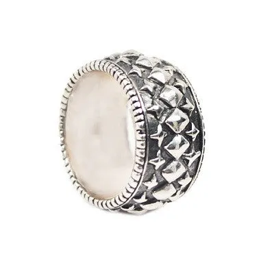 Diamond Energy Silver Ring