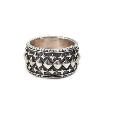 Diamond Energy Silver Ring