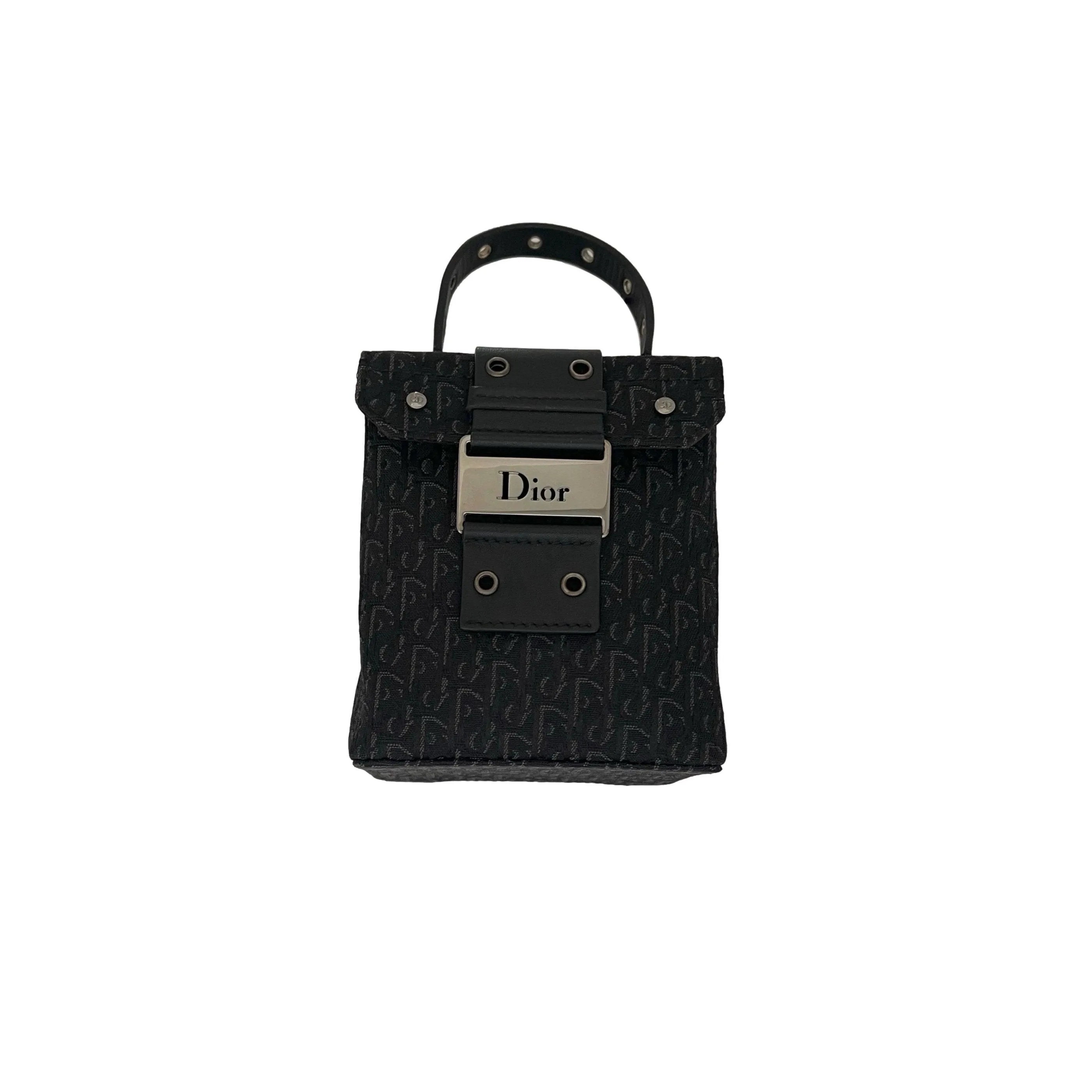 Dior Black Mini Logo Box Bag