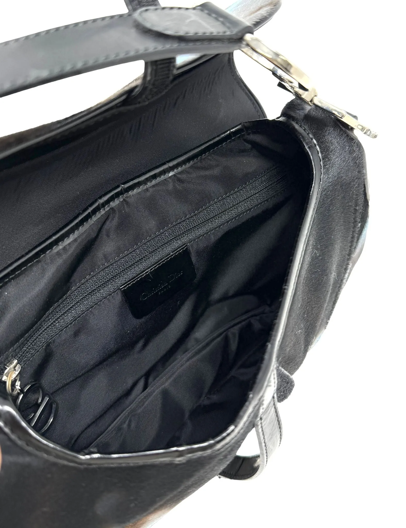 Dior Tie-Dye Calfhair Saddle Bag
