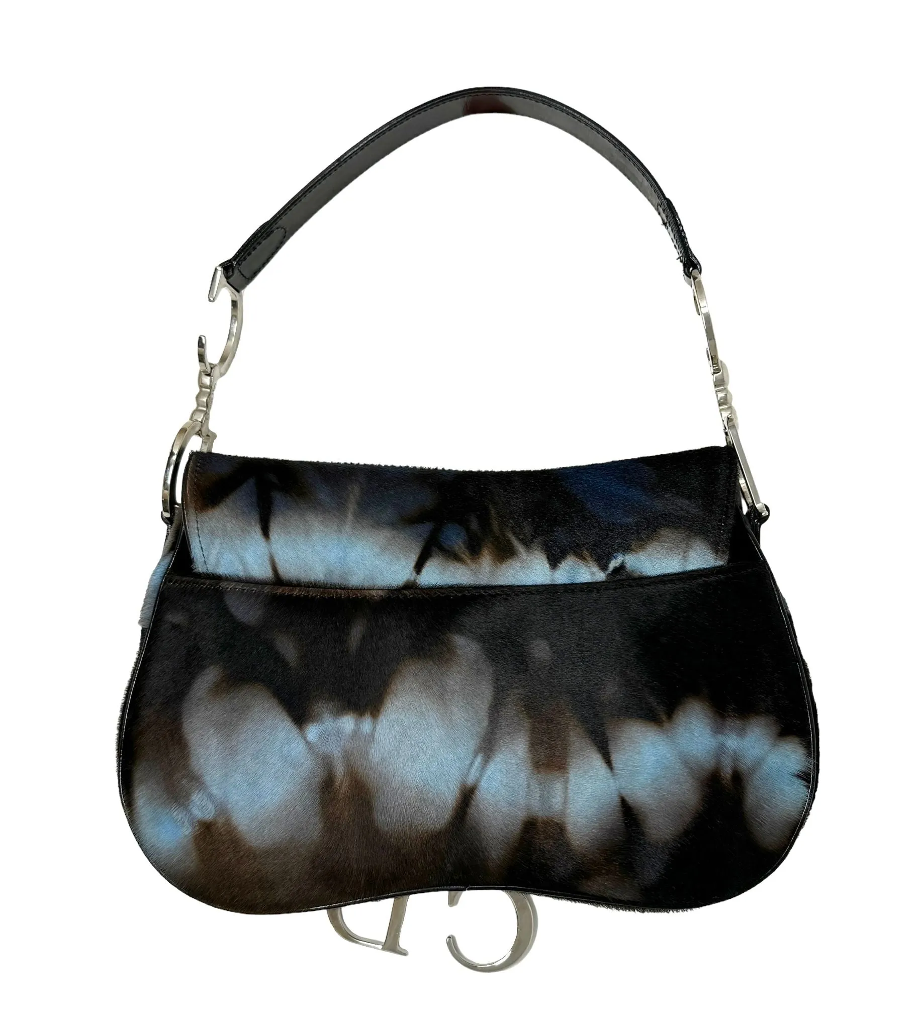 Dior Tie-Dye Calfhair Saddle Bag
