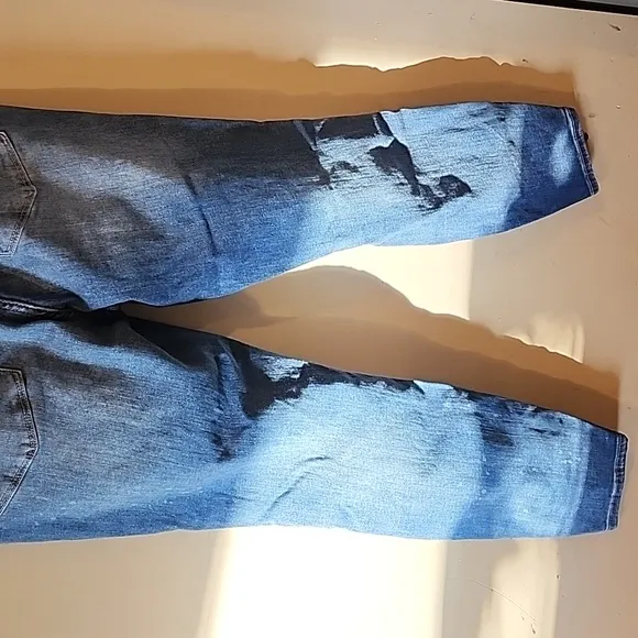 Distressed Blue Denim Jeans judy blue Los Angeles 14W