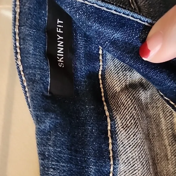 Distressed Blue Denim Jeans judy blue Los Angeles 14W