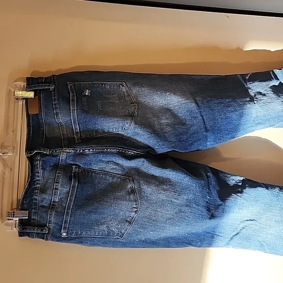 Distressed Blue Denim Jeans judy blue Los Angeles 14W