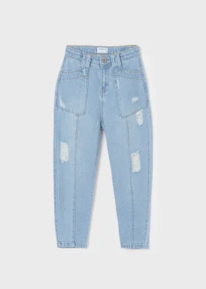 Distressed Denim Pants 6.570