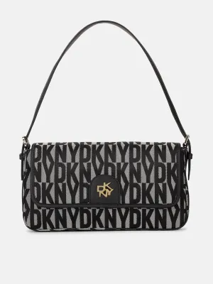 Dkny Women Black Printed Shoulder Bag