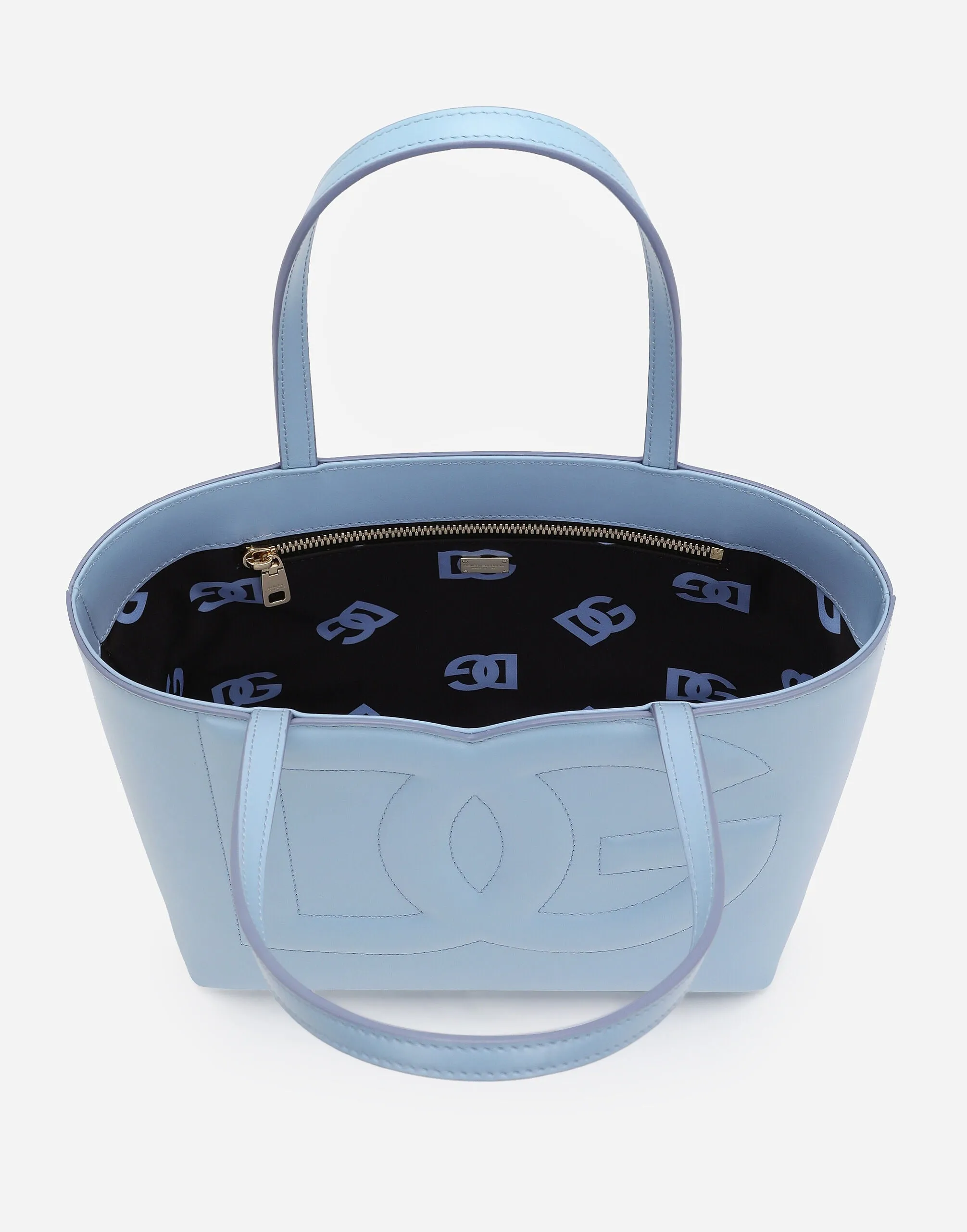Dolce & Gabbana Small DG Logo Bag Shopper Bag in Zucchero