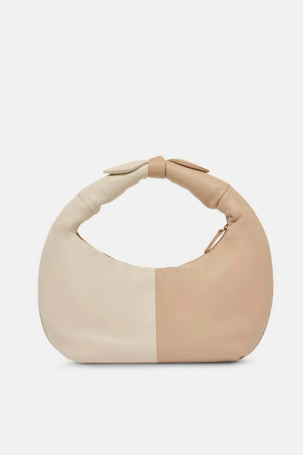 DOLCE VITA Dune/Ivory Patti Soft Nappa Leather Hobo Handbag
