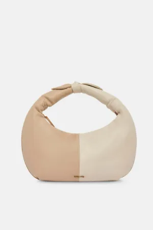 DOLCE VITA Dune/Ivory Patti Soft Nappa Leather Hobo Handbag