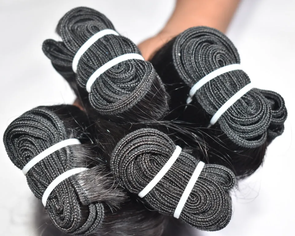 Dye Black 14" inch Straight hair 1 bundle