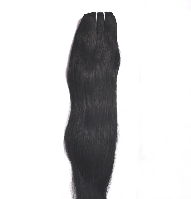 Dye Black 14" inch Straight hair 1 bundle